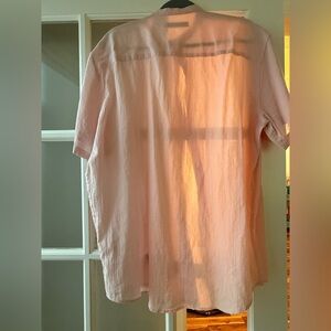 Zara Light Pink Casual Button Down Shirt